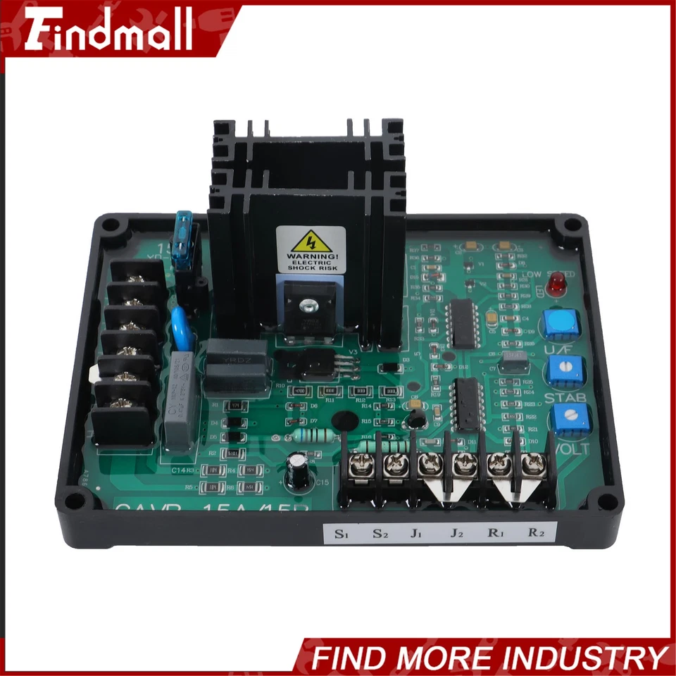 Findmall AVR GAVR-15A Generator Universal Automatic Voltage Regulator 15A 220V - Image 2 of 4