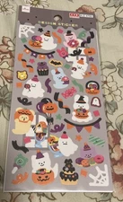 DAISO Happy Halloween Design Sticker Pumpkin Ghost Party Gift Pumpkin Japan 🎉