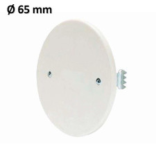 COPERCHIO PER SCATOLA DI DERIVAZIONE AD INCASSO TONDA D. 65 mm