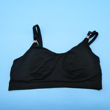 Victorias Secret Bralette Bra XL Black Padded Lined Pullover Lingerie Women New