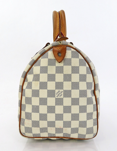 Auténtico bolso de mano Louis Vuitton Speedy 30 Damier Azur Boston #61319 - Imagen 4 de 19