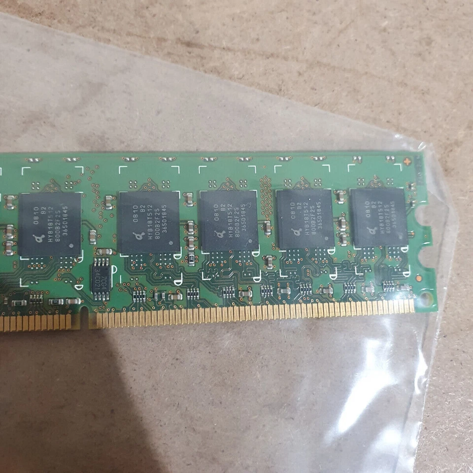 Qimonda HYS72T128020EU-2.5-B2 1GB 2Rx8 PC2-6400 DDR2-800 240-Pin DIMM ECC SDRAM - Image 3 of 4