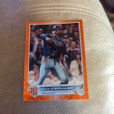2022 Series 2 Base Orange Foil #454 Kevin Kiermaier /299 - Tampa Bay Rays