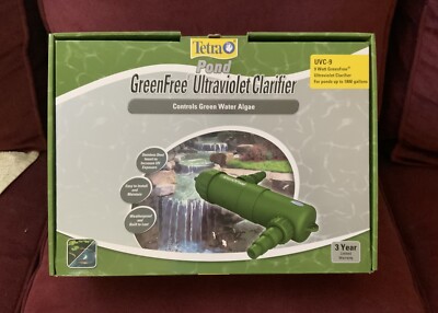 Tetra Pond GreenFree Ultraviolet Clarifier 1800 gal, 900 gph, 1  - 1  1/4  