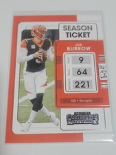 JOE BURROW 2021 Panini Contenders #19.   BENGALS