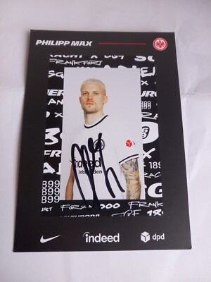 Signierte AK Philipp Max Eintracht Frankfurt NEU