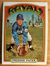 1972 Topps Freddie Patek Baseball Card #531 Royals Low-Grade Corner Dings