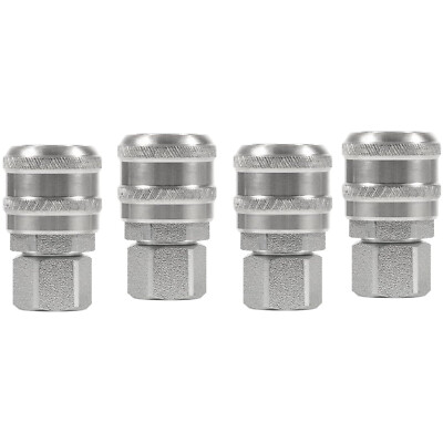 4Pcs S-775 1/4'' FNPT A-Style Push Type Coupler for the A-Style Plug 777 778 1777