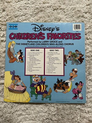 1986 Disney's Children's Favorites Vol 3 Vinyl 12