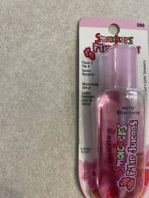 Lip Smackers F'lip Juicees Surfin' Strawberry Lip Gloss Bonne Bell