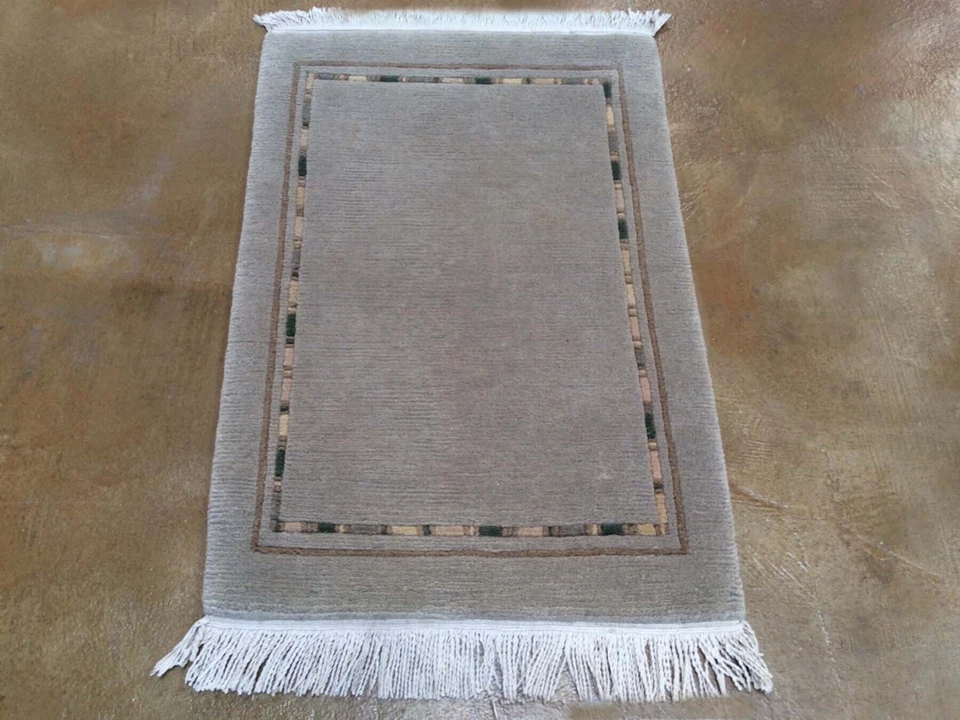 Hand-Knotted Gabbeh Design Handmade Wool Rug (Size 2.1 X 3.3) Cwrsf-1674 - Image 2 of 4