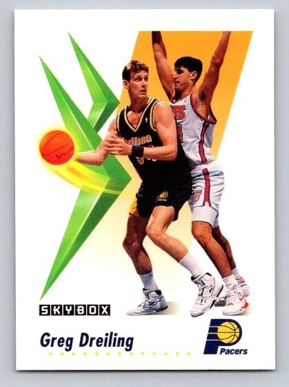 1991-92 Skybox Greg Dreiling #111 Indiana Pacers