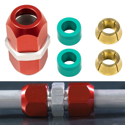 800-641 A/C Repair Line Splice Connector Splicer Coupler For 3/8'' Aluminum Line