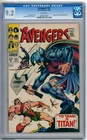 Avengers 50 CGC Graded 9.2 NM- White Marvel Comics 1968