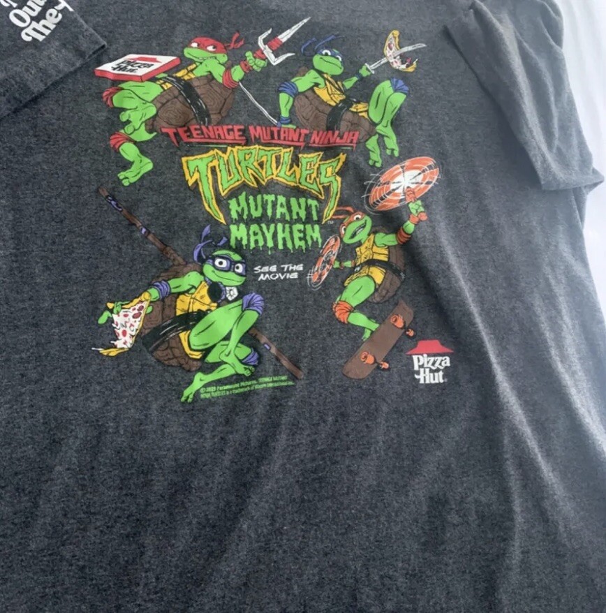 WIND AND SEA - TMNT WDS PIZZA TIME ST Pants 黒 新品 Teenage Mutant Ninja Turtles All Over Print Sleep Pants