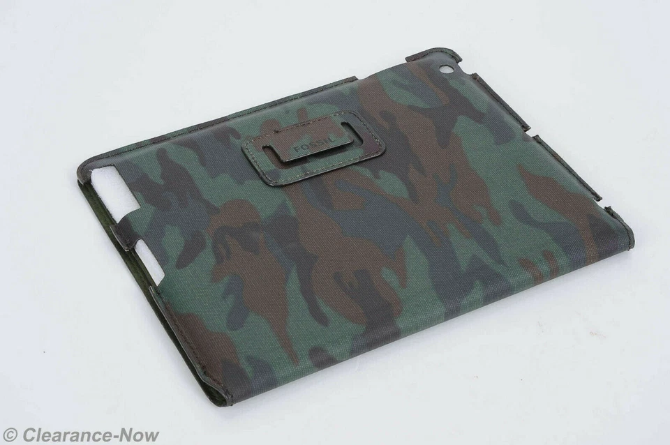 Cubierta electrónica/soporte verde camuflaje tableta Fossil Bunker precio de venta sugerido por el fabricante $50 NUEVO CON ETIQUETAS 4323 Foto 4 de 4