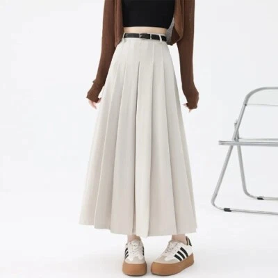 Floral midlife pleated skirt for women S011 Floral midlife pleated skirt for women S011