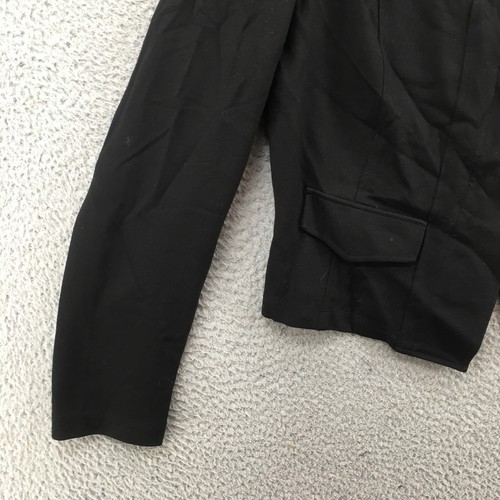Cabi Blazer Jacket Womens L Black Zipper Pockets Long Sleeve Crew Neck Casual - Picture 5 of 19