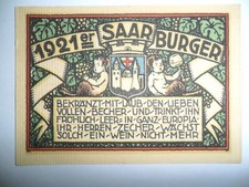 ANTIQUE 50 PFENNIG BANKNOTE GERMANY 1921 SPL