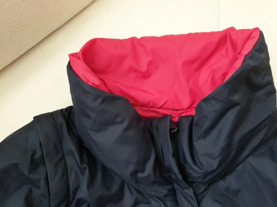 ABRIGO DE NIÑA DKNY AZUL TALLA 10 DONNA KARAYAN NEW YORK REVERSIBLE  - Imagen 4 de 4