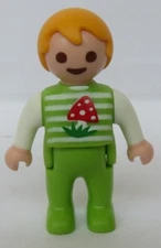 Playmobil Children     Baby with Mushroom on Green Top (B5)    Mint condition