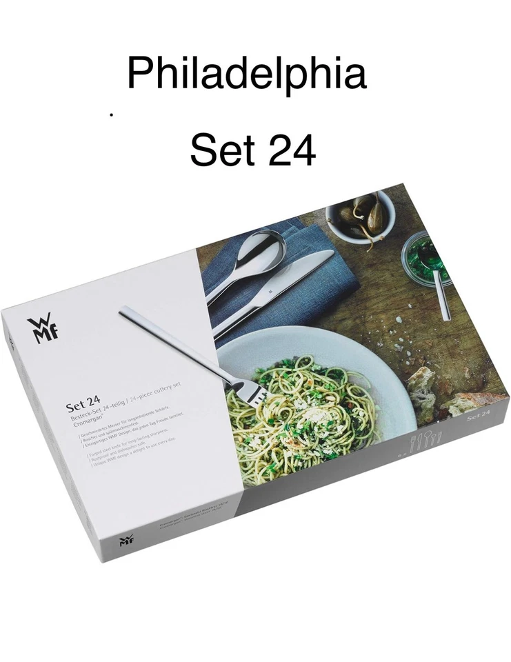 WMF PHILADELPHIA SET 24 POSATE  ACCIAIO INOX   ( PROMO ) - Immagine 3 di 4