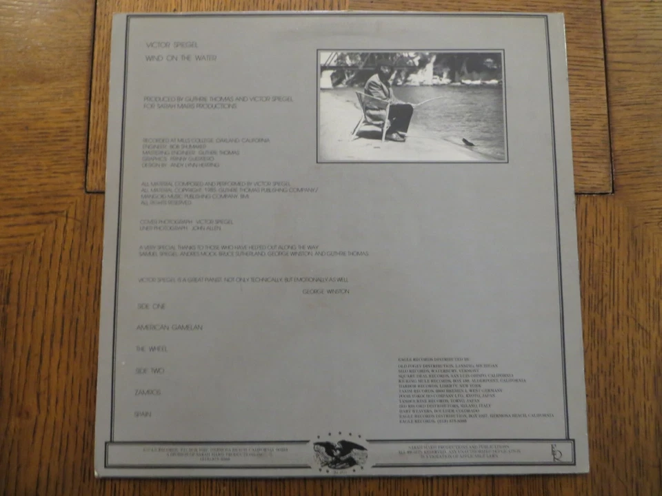 Victor Spiegel – Wind On The Water – 1985 - Eagle Records SM 4197 Vinyl LP VG+ - Image 2 of 4