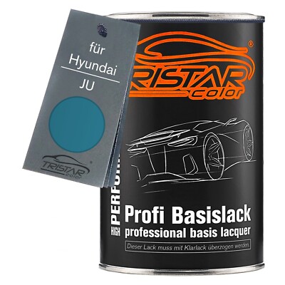 Autolack Dose spritzfertig für Hyundai JU Jade Blue Metallic Basislack 1,0L