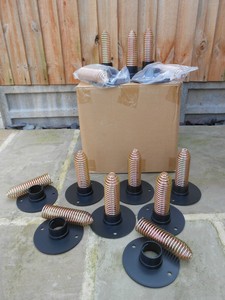 50 X Adjustable Springs Feeder For Chickens Ducks Pheasants