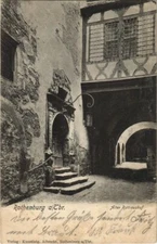 CPA AK Rothenburg- Alter Rathaushof GERMANY (1074672)