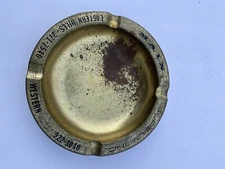 Vintage Metal Ash Tray - Main Supply Inc. - Eastern Hills - Western - Galaxy 9" 