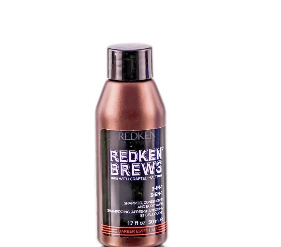 REDKEN BREWS 3-IN-1 SHAMPOO, CONDITIONER, BODY WASH ~ 1.7 oz. - Image 3 of 3