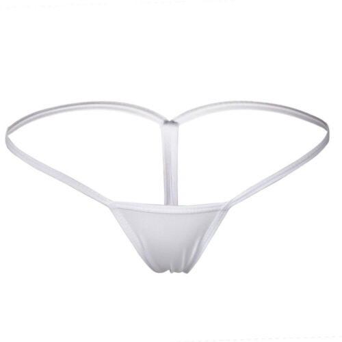 5/1Pack Womens Mini Bikini Micro Thongs Solid Underwear T-back Knickers Lingerie - Picture 14 of 19