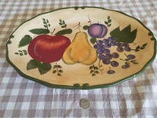 VINTAGE "HOME TREND" SERVING PLATTER