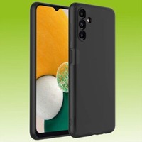 FüR Samsung Galaxy A13 5G / A04S Silikon Case Schwarz Handy Tasche Etuis HüLle