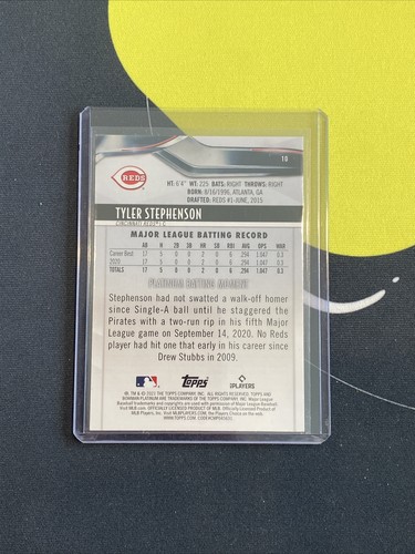 Bowman Platinum Tyler Stephenson 2021 naranja paralelo SSP RC/25 Topps Reds #10 - Imagen 2 de 3