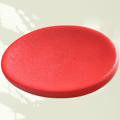 Ceramic Soap Dish Man Travel Bathroom Red Porcelain Dishes for Bar - Picture 7 of 11