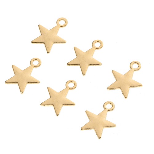3 Count Pentagram Pendant Charms for Jewellery Making Star Shape Rivet - Picture 2 of 12