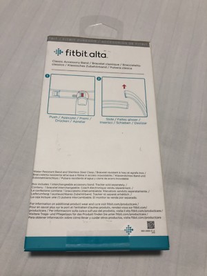 Bracelet Fitbit Classic Large/grand Bleu - Neuf, Accessoire D'origine