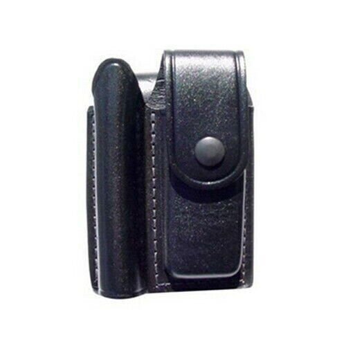 Maglite AA Flashlight/Folding Knife Heavy Duty Leather Holster Black AM2A346 - Picture 1 of 1