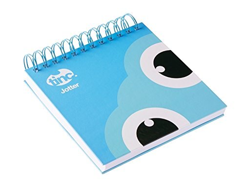 Tinc"Tonkin" Tribal Square Hard Covered Jotter Pad - Blue