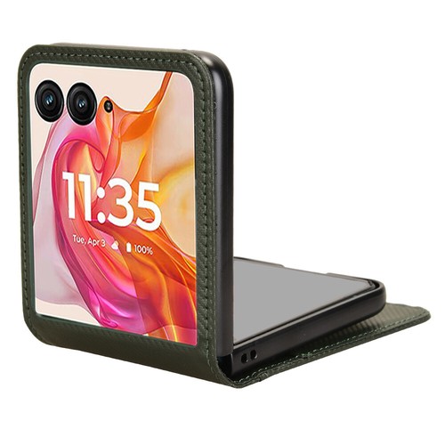 Luxury Slim PU Leather Flip Wallet Phone Case For Motorola MOTO Razr 50/50 Ultra - Picture 29 of 35