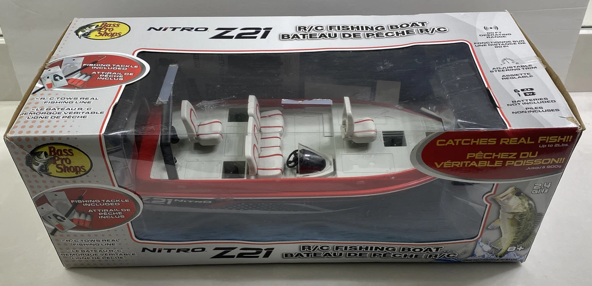 Bass Pro Shops Nitro Z21 Radio Control RC Fishing Boat *For Parts Not  Working*