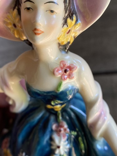 Vintage Goebel Victorian LADY OF FASHION Figur FF273 handbemalt W Germany 1960 - Bild 10 von 11