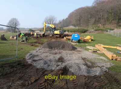 Photo 6x4 Water infrastructure under construction Aberdour At Long Haugh, c2022