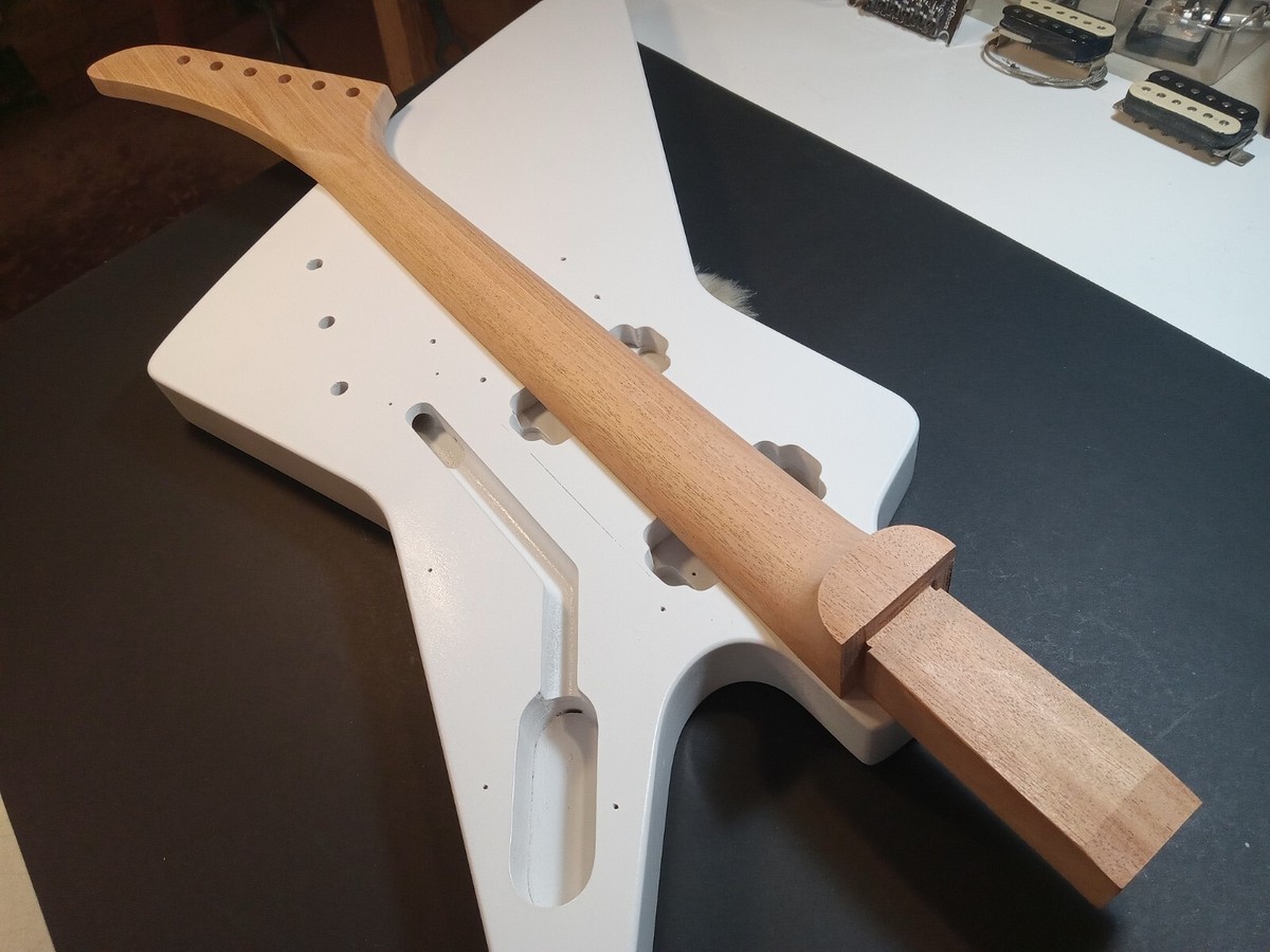 58 Explorer Replacement Guitar Neck Lower. Vintage Gibson Project