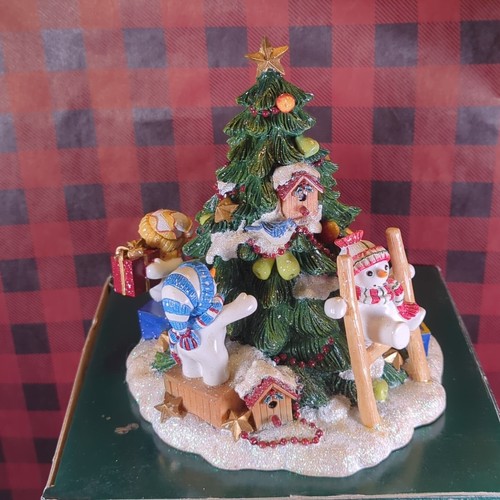 Fitz & Floyd Holiday Musicals The Flurries ”We Wish You a Merry Christmas” Tree - Picture 5 of 18