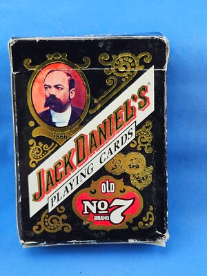 Vintage 1994 Jack Daniel's Playing Cards Old No 7 Hoyle Poker Size 52 No 6632