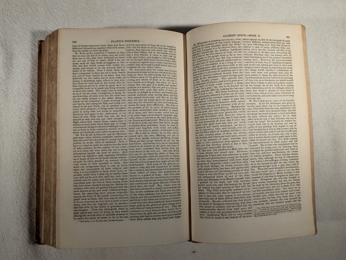 Antique 1841 Works of Flavius Josephus ~ William Whiston ~ Three Dissertations - Picture 12 of 13