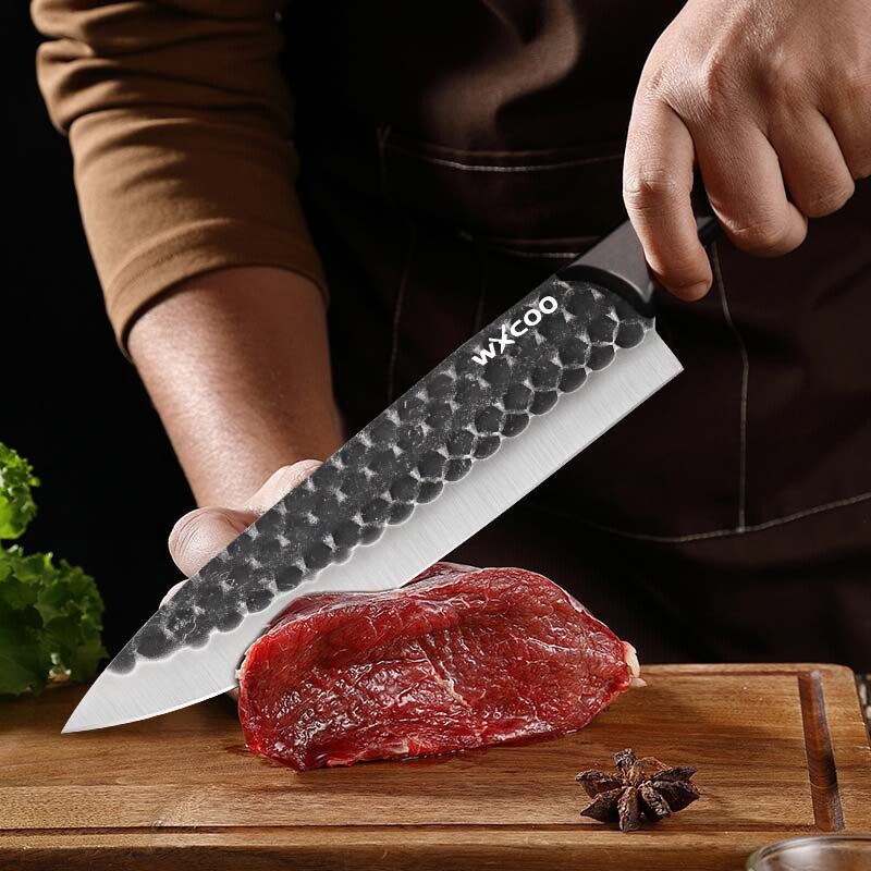 4pcs Multipurpose Kitchen Chef's Knife Boning Knife Meat Cleaver Stainless Steel